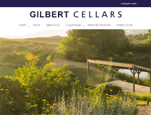 Tablet Screenshot of gilbertcellars.com